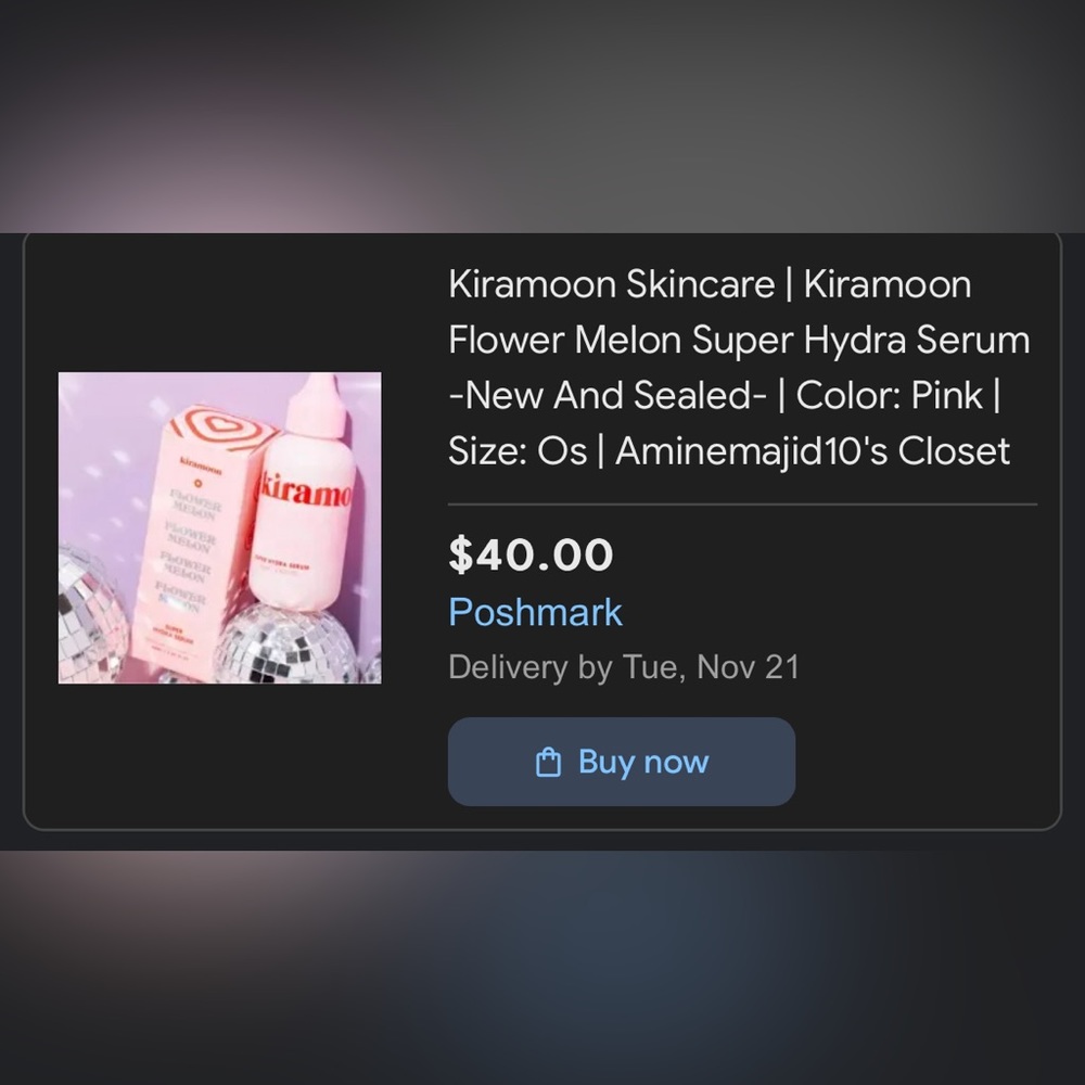 Kiramoon Flowermelon Super Hydra Serum BRAND NEW